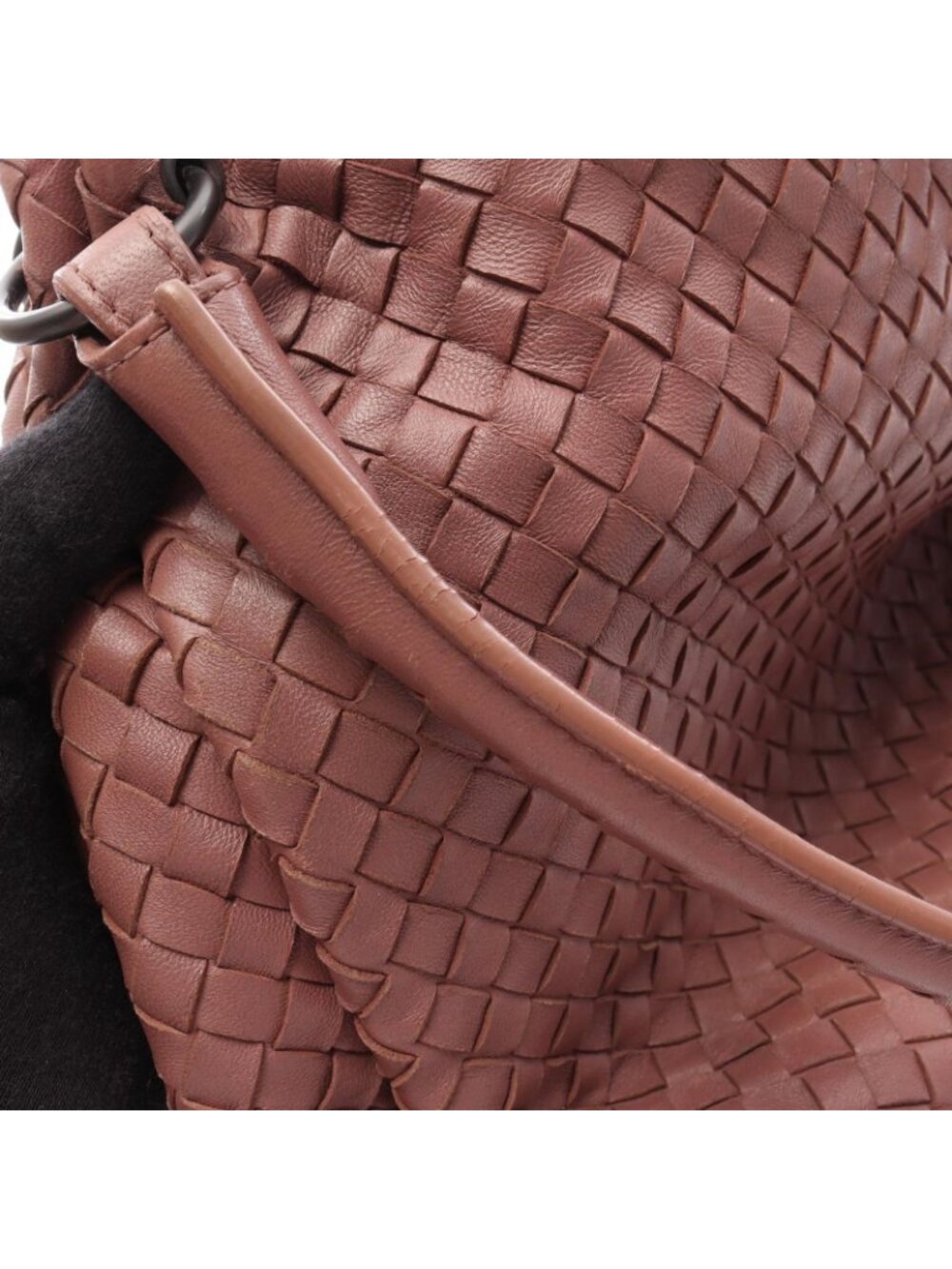 Bottega Veneta Tote Bag Intrecciato Pink Leather - Picture 11 of 12